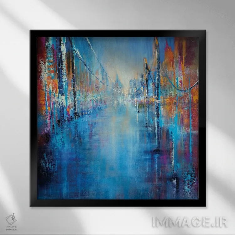 تابلو بازگشت به خانه اثر آنت شموکر - نمای قابدار مشکی