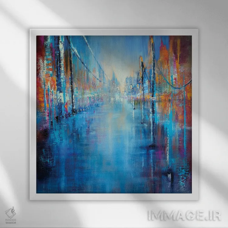 تابلو بازگشت به خانه اثر آنت شموکر - نمای قابدار سفید