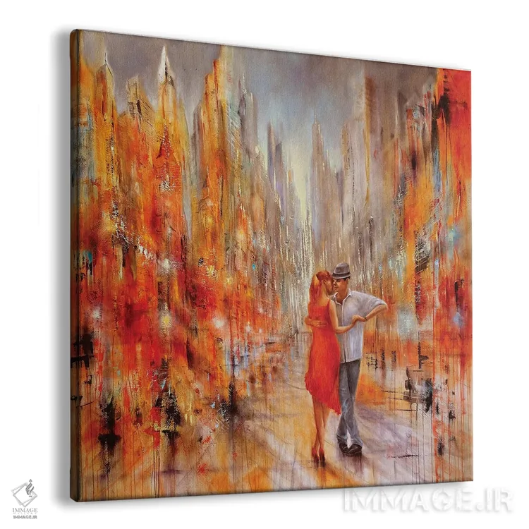 تابلو سالسا (رقص) اثر آنت شموکر - نمای پرسپکتیو محصول