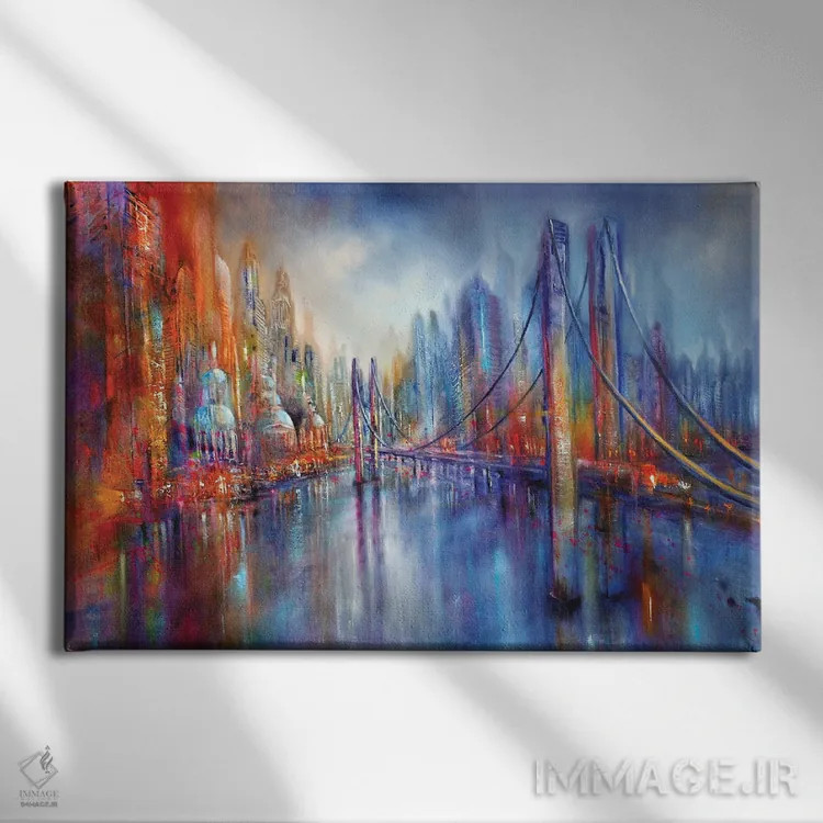 تابلو در جاده اثر آنت شموکر - نمای روبهرو روی دیوار