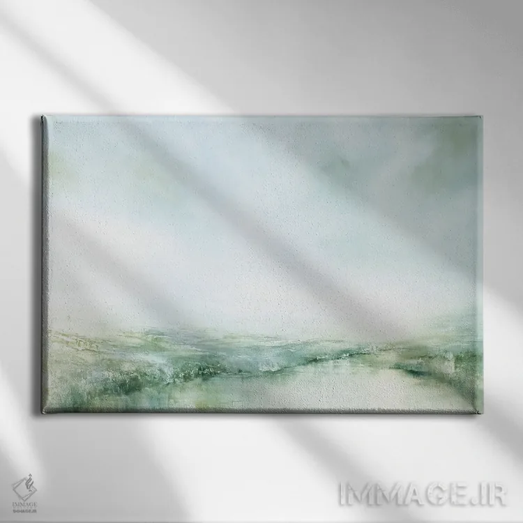 تابلو شبنم صبحگاهی اثر آنت شموکر - نمای روبهرو روی دیوار