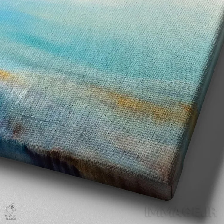 تابلو به سوی گشودگی (آلمانی) اثر آنت شموکر - نمای نزدیک بافت بوم