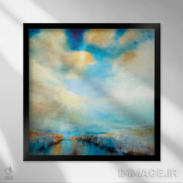 تابلو به سوی گشودگی (آلمانی) اثر آنت شموکر - نمای قابدار مشکی