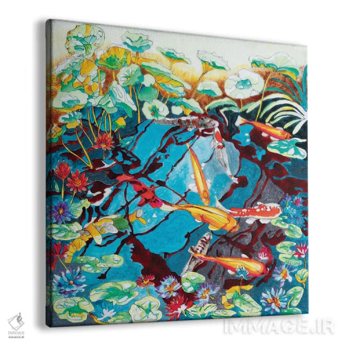 تابلو کوی نارنجی اثر آرلت اسمولکو - نمای پرسپکتیو محصول