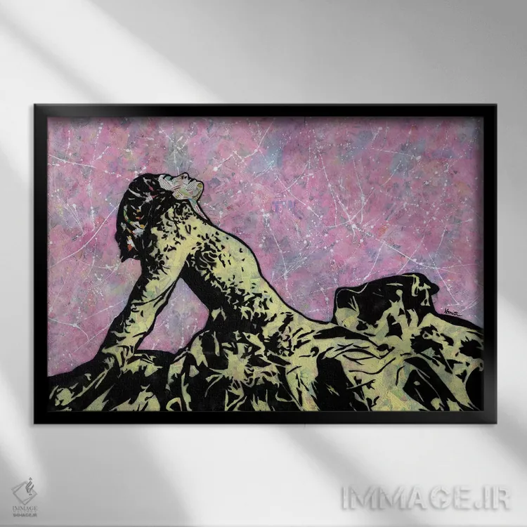 تابلو آزاد اثر امی اسمیت - نمای قابدار مشکی