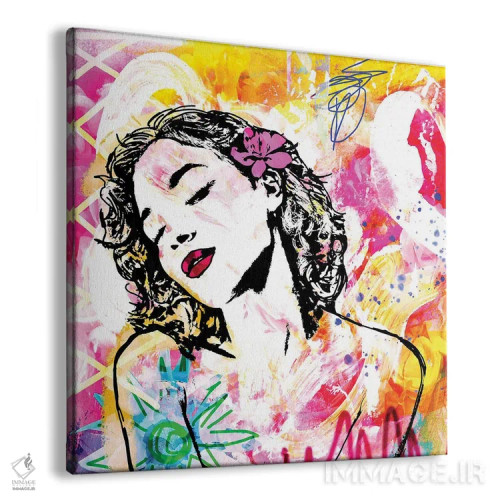 تابلو عشق انتزاعی اثر امی اسمیت - نمای پرسپکتیو محصول