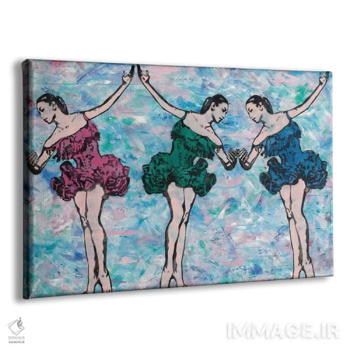 تابلو سهنفره اثر امی اسمیت - نمای پرسپکتیو محصول