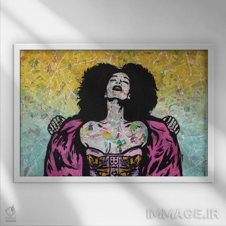 تابلو از دست دادن تو اثر امی اسمیت - نمای قابدار سفید