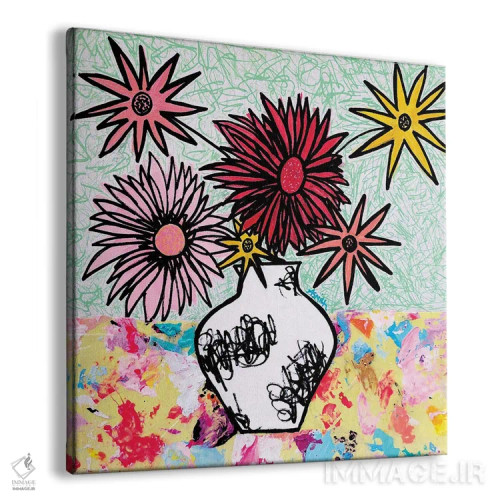 تابلو خوشآمدی به مهمانی گلها اثر امی اسمیت - نمای پرسپکتیو محصول