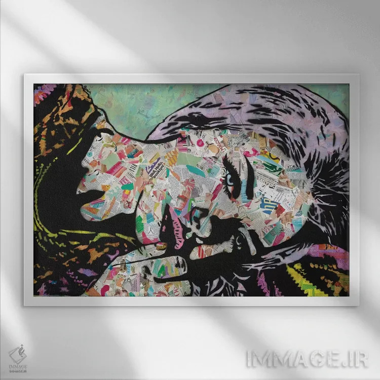 تابلو آرامش اثر امی اسمیت - نمای قابدار سفید