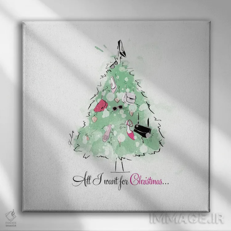 تابلو تمام چیزی که میخواهم اثر آلیسون پِتری - نمای روبهرو روی دیوار