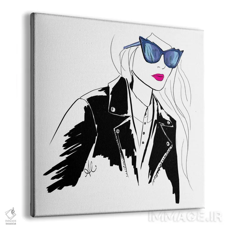 تابلو هانا (نام خاص) اثر آلیسون پِتری - نمای پرسپکتیو محصول