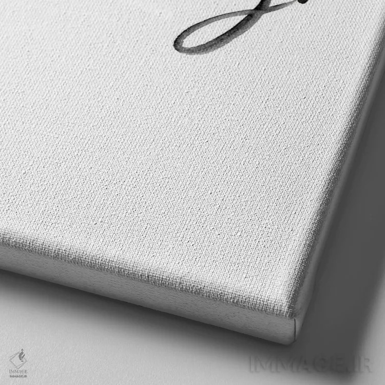 تابلو فقط انرژی مثبت اثر آلیسون پِتری - نمای نزدیک بافت بوم