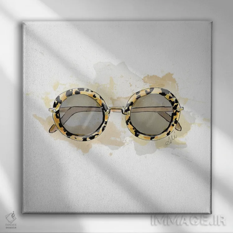 تابلو هوادار گروه (موسیقی) اثر آلیسون پِتری - نمای روبهرو روی دیوار