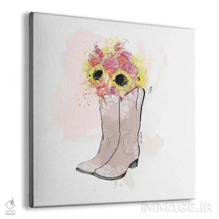 تابلو عشق روستایی اثر آلیسون پِتری - نمای پرسپکتیو محصول