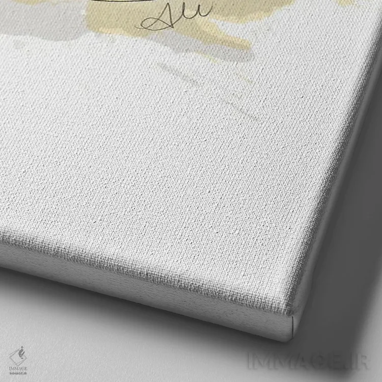 تابلو هوادار گروه (موسیقی) اثر آلیسون پِتری - نمای نزدیک بافت بوم