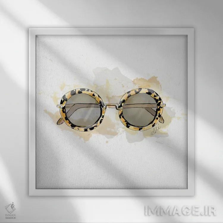 تابلو هوادار گروه (موسیقی) اثر آلیسون پِتری - نمای قابدار سفید