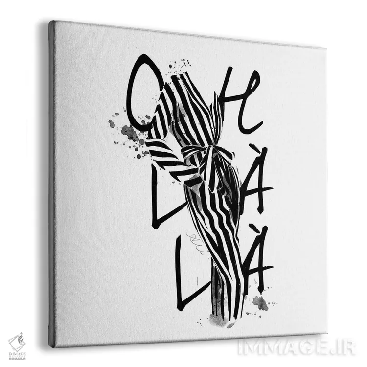 تابلو او لا لا (فرانسوی - ابراز تحسین) اثر آلیسون پِتری - نمای پرسپکتیو محصول