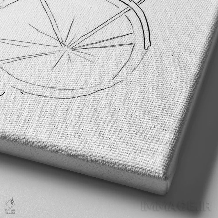 تابلو هوای تازه اثر آلیسون پِتری - نمای نزدیک بافت بوم