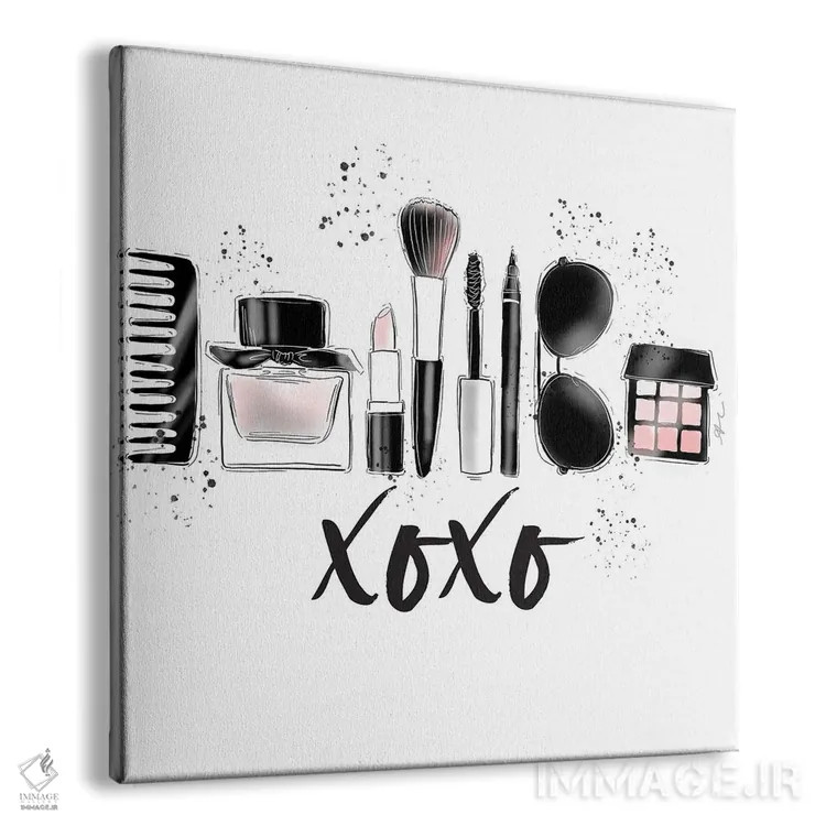 تابلو بوس و بغل (XOXO) اثر آلیسون پِتری - نمای پرسپکتیو محصول