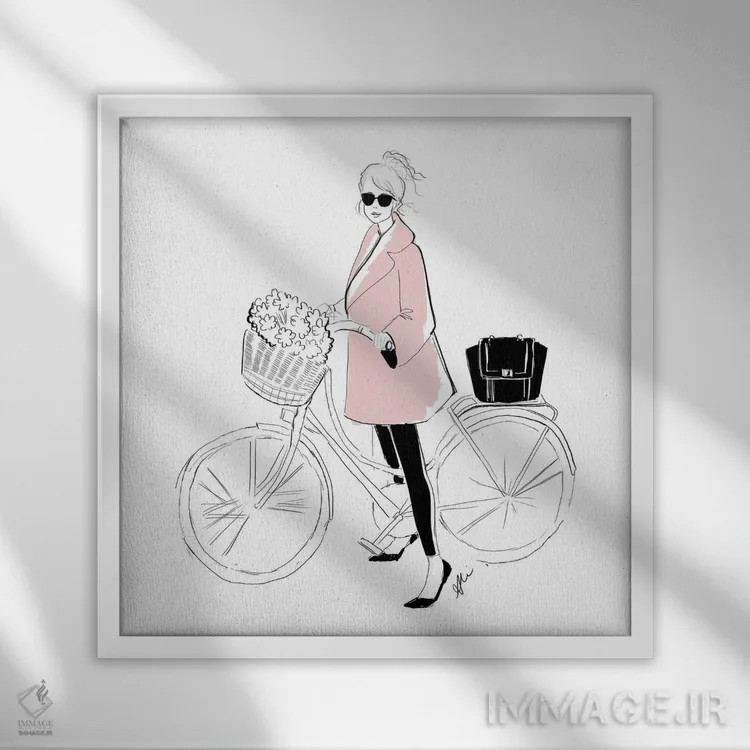 تابلو هوای تازه اثر آلیسون پِتری - نمای قابدار سفید