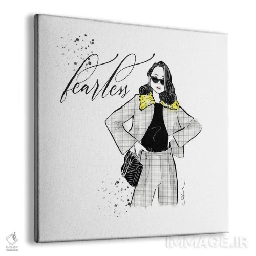 تابلو بیباک اثر آلیسون پِتری - نمای پرسپکتیو محصول