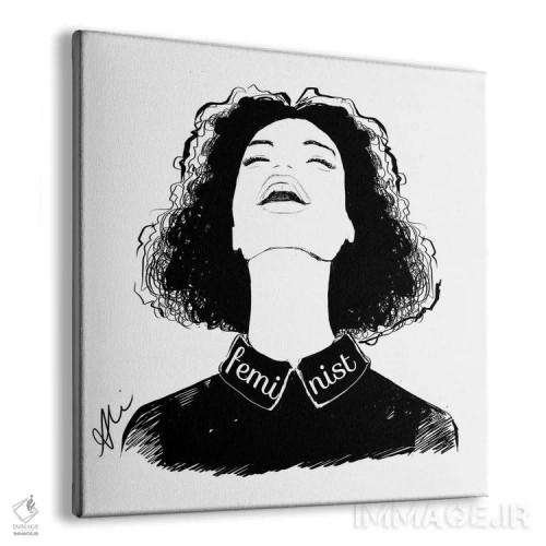 تابلو فمینیست اثر آلیسون پِتری - نمای پرسپکتیو محصول