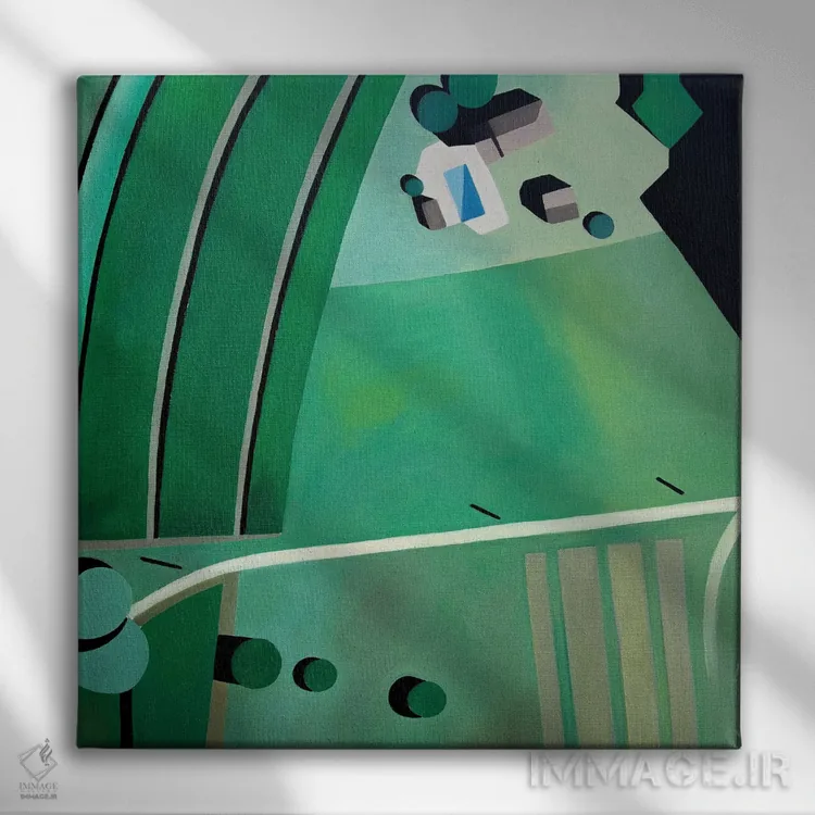 تابلو پریگور فرانسه (منطقه) اثر آنتونی اسکوییزاتو - نمای روبهرو روی دیوار