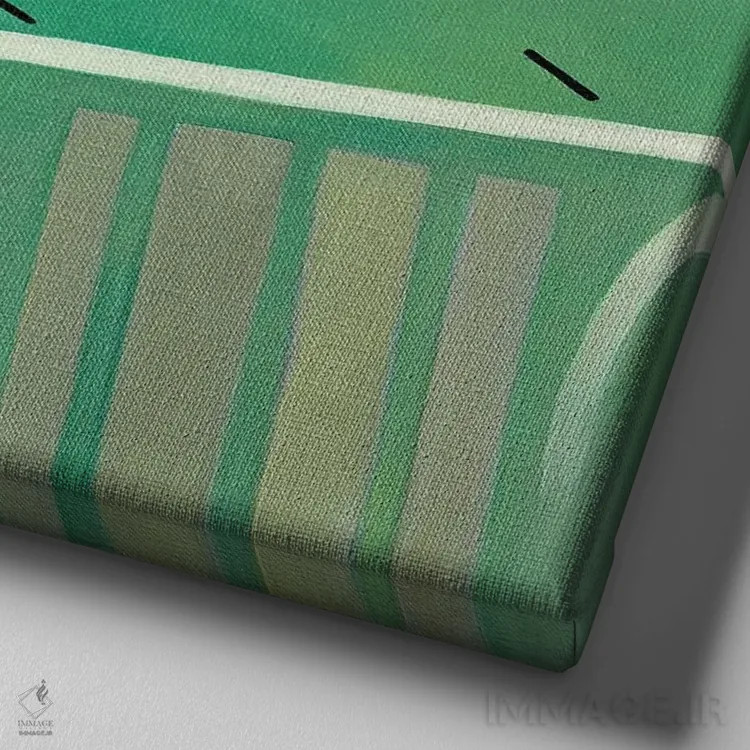 تابلو پریگور فرانسه (منطقه) اثر آنتونی اسکوییزاتو - نمای نزدیک بافت بوم