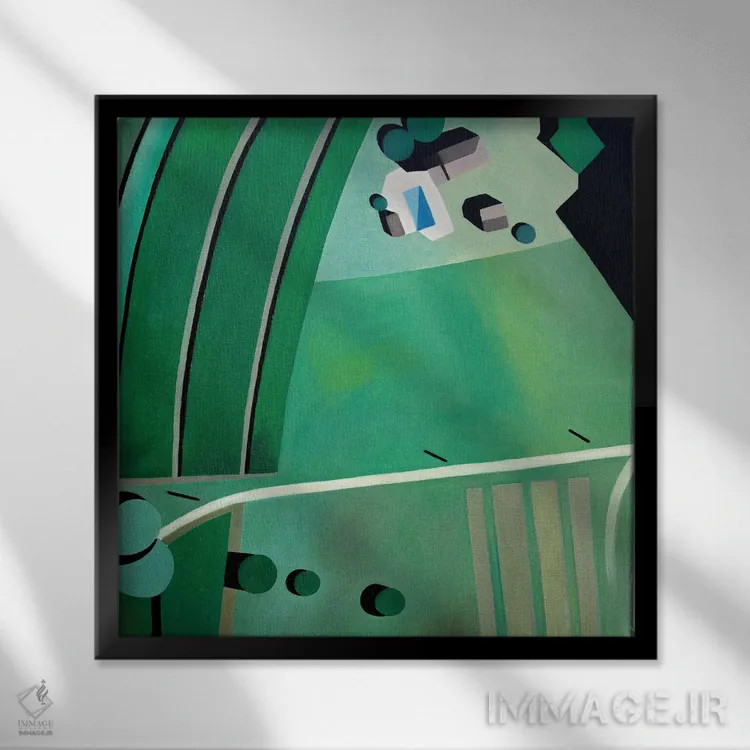 تابلو پریگور فرانسه (منطقه) اثر آنتونی اسکوییزاتو - نمای قابدار مشکی