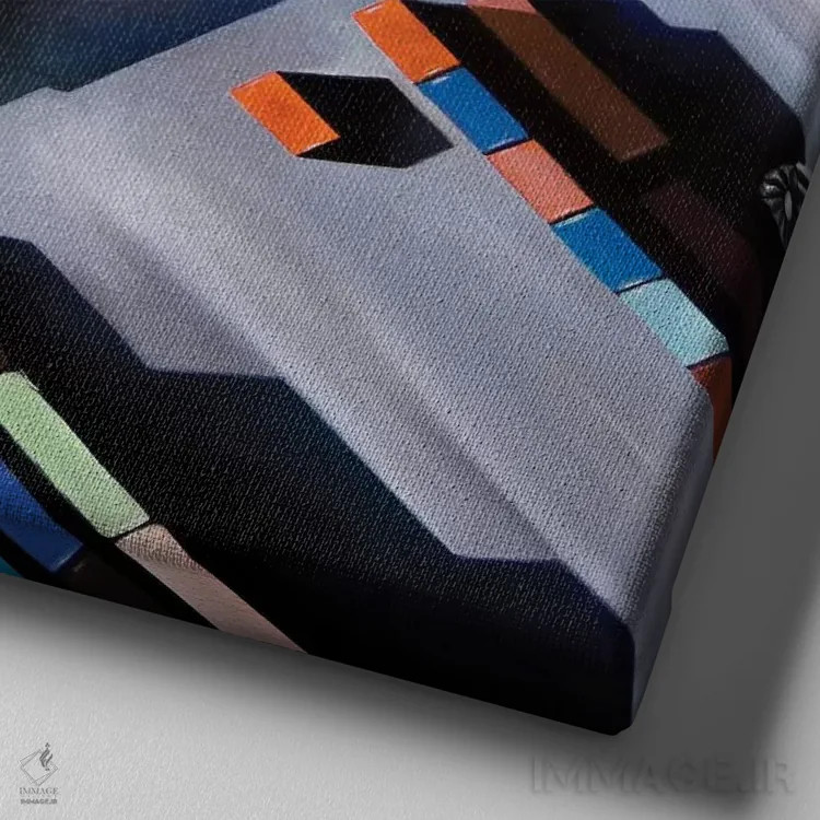 تابلو نیویورک اثر آنتونی اسکوییزاتو - نمای نزدیک بافت بوم