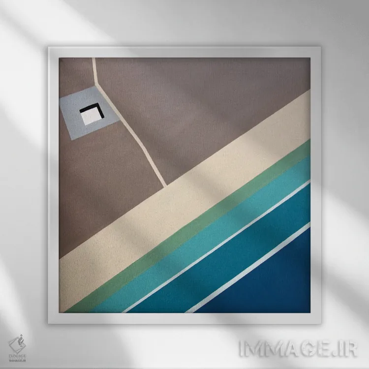 تابلو Texas,ماتاگوردا، تگزاس اثر آنتونی اسکوییزاتو - نمای قابدار سفید