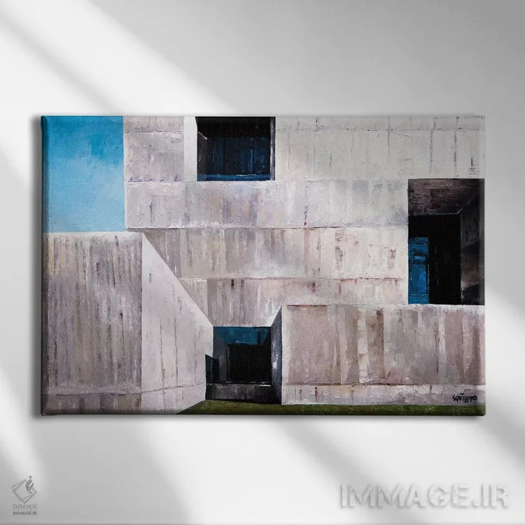 تابلو سانتیاگو II اثر آنتونی اسکوییزاتو - نمای روبهرو روی دیوار
