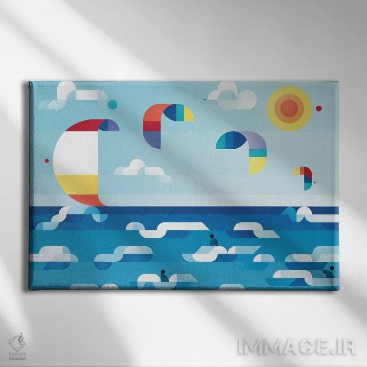 تابلو بالهای آزادی اثر آنتونی اسکوییزاتو - نمای روبهرو روی دیوار