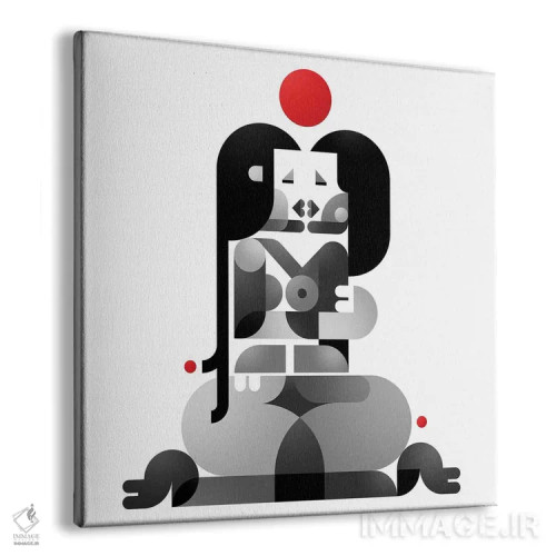 تابلو One Moon,دو دختر، یک ماه اثر آنتونی اسکوییزاتو - نمای پرسپکتیو محصول