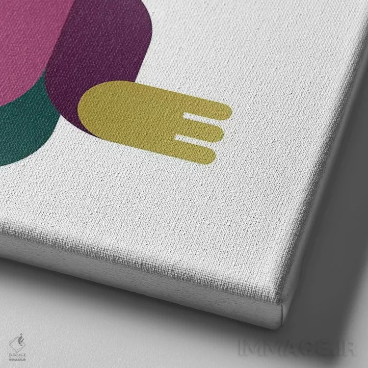 تابلو Face To Face,بوسه، رو در رو اثر آنتونی اسکوییزاتو - نمای نزدیک بافت بوم