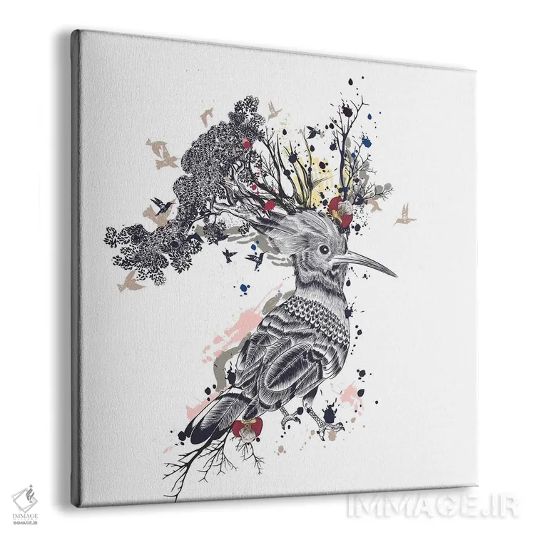 تابلو آبستره طبیعت I اثر آرسی بسی - نمای پرسپکتیو محصول