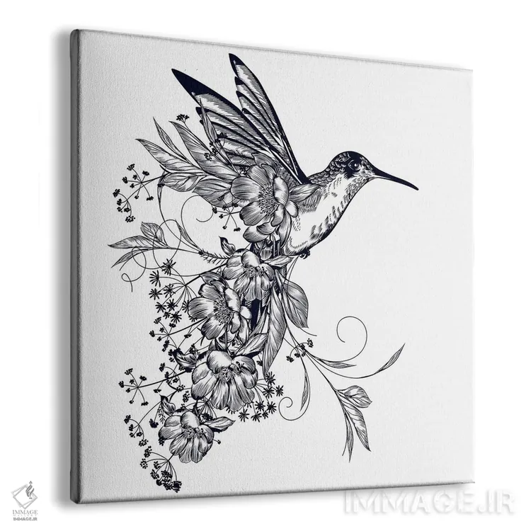 تابلو مرغ مگسخوار اثر آرسی بسی - نمای پرسپکتیو محصول