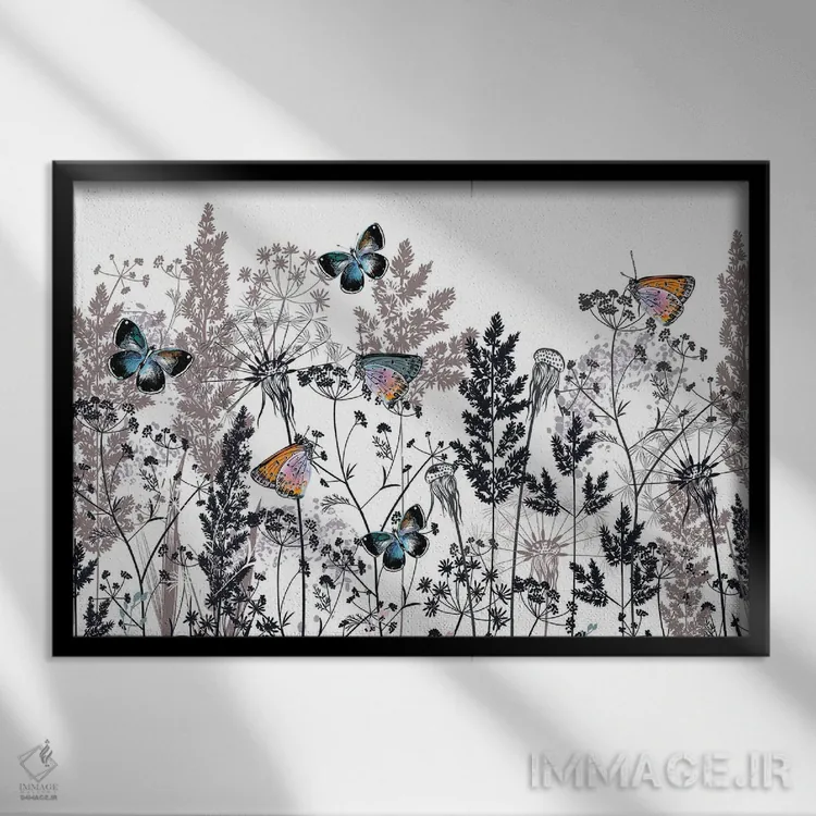 تابلو چشمه زندگی اثر آرسی بسی - نمای قابدار مشکی