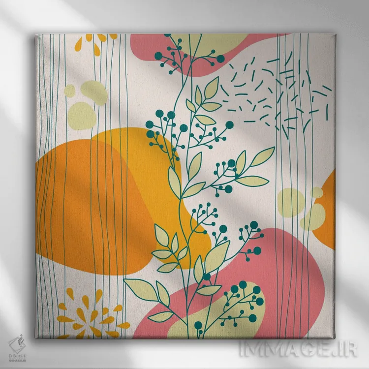 تابلو انفجار تابستان اثر آرسی بسی - نمای روبهرو روی دیوار