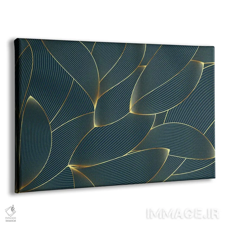 تابلو برگهای لوکس II اثر آرسی بسی - نمای پرسپکتیو محصول