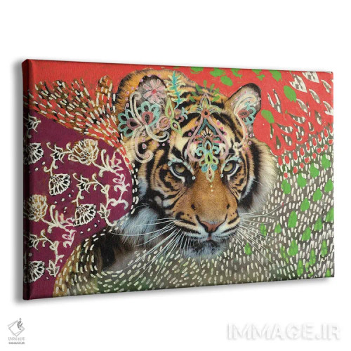 تابلو ببر اینکا اثر امبر سامرست - نمای پرسپکتیو محصول