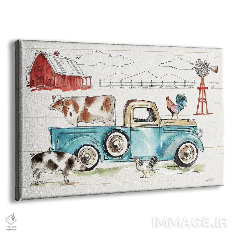 تابلو در مزرعه I (بدون متن) اثر آن تاولتی - نمای پرسپکتیو محصول