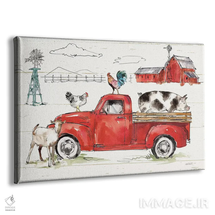 تابلو در مزرعه II (بدون متن) اثر آن تاولتی - نمای پرسپکتیو محصول