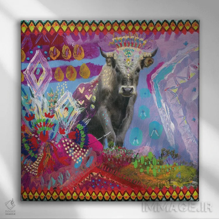 تابلو روح کویر اثر امبر سامرست - نمای روبهرو روی دیوار