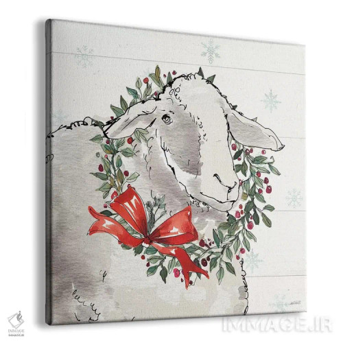 تابلو خانهٔ روستایی مدرن XIII (کریسمس) اثر آن تاولتی - نمای پرسپکتیو محصول