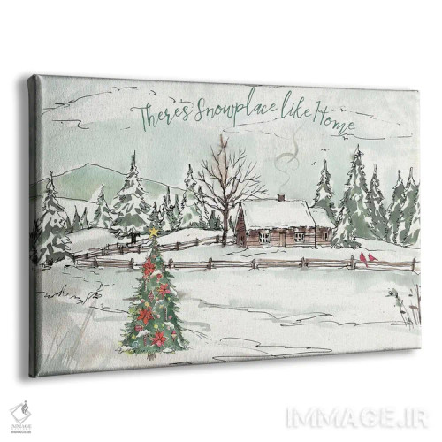 تابلو جذابیت فصلی X (سرزمین برفی) اثر آن تاولتی - نمای پرسپکتیو محصول