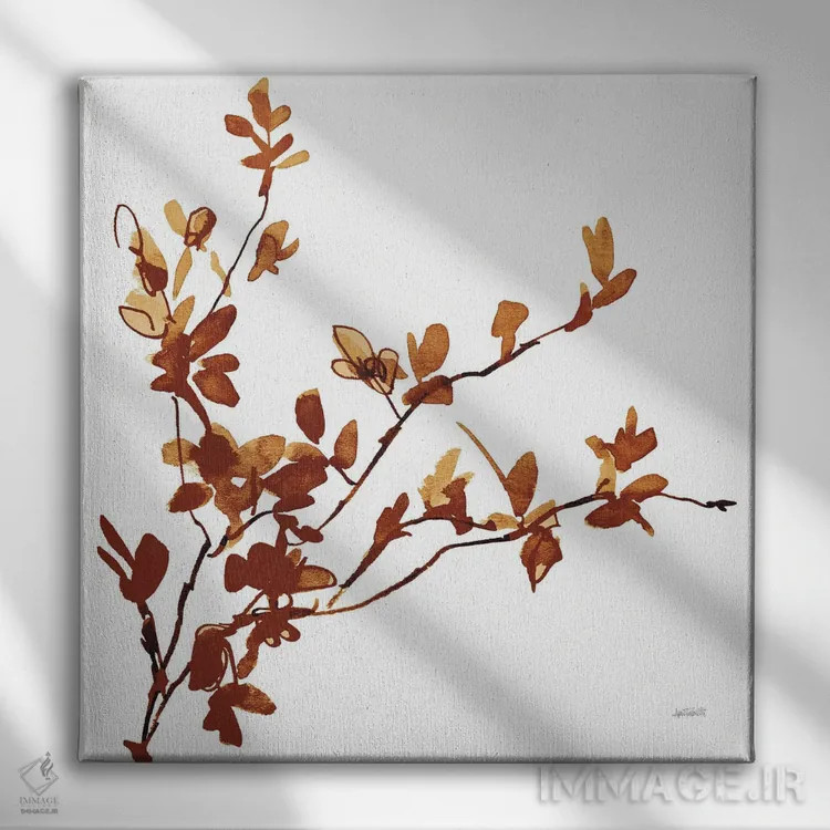 تابلو رنگهای پاییز IX اثر آن تاولتی - نمای روبهرو روی دیوار