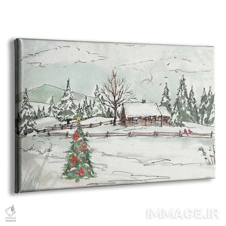 تابلو جذابیت فصلی X اثر آن تاولتی - نمای پرسپکتیو محصول