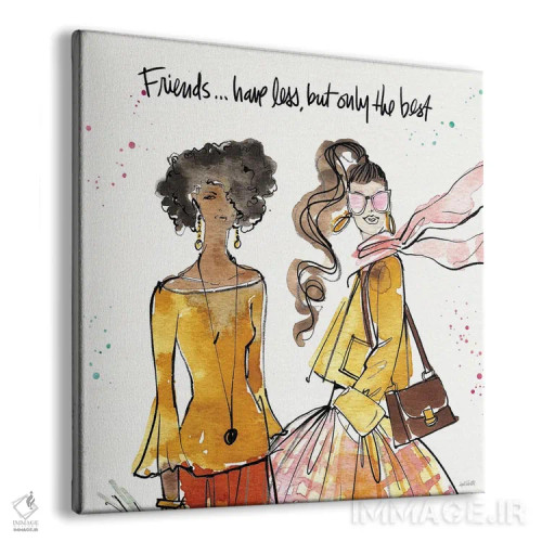 تابلو دوستان دختر V اثر آن تاولتی - نمای پرسپکتیو محصول